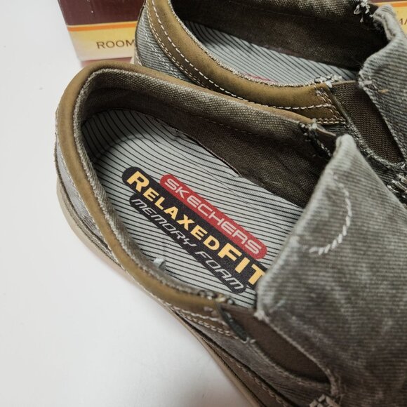 Skechers Mens Relaxed Fit Memory Foam Slip-On Shoes - Picture 4 of 14